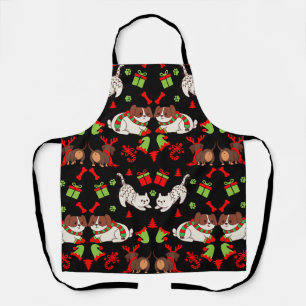 Tablier Cadeau de Noël à motif animal de compagnie