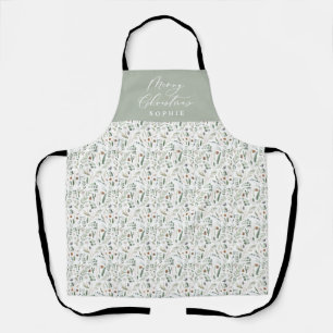Tablier cadeau de Noël d'hiver de Noël moderne