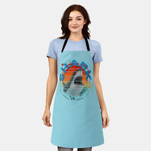 Tablier Cadeau de pêche pour pêcheur de requin vintage