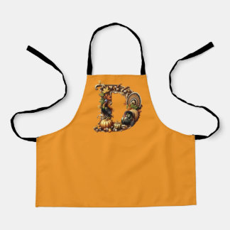 Tablier Cadeau de Thanksgiving avec la lettre D