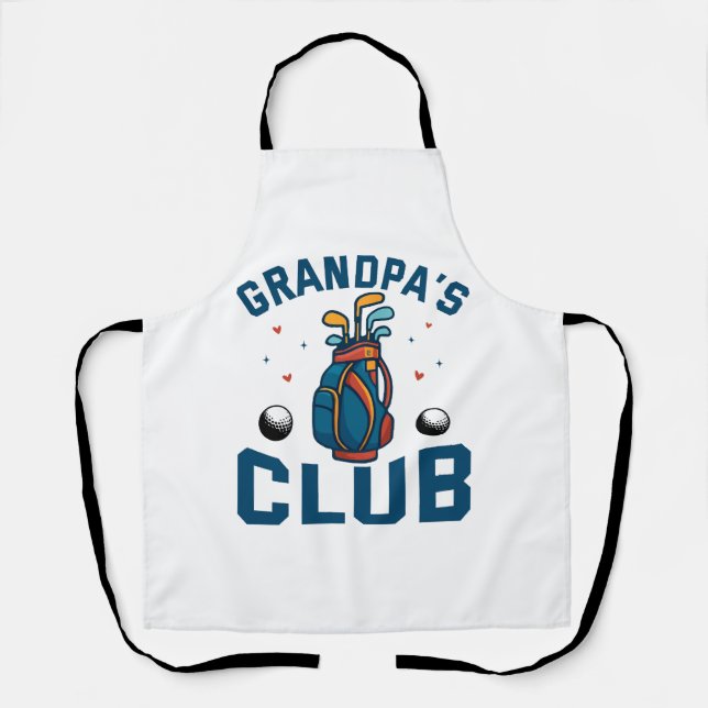 Tablier Cadeau du club de golf de grand-père (Recto)