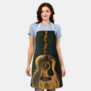 Tablier cadeau guitariste cool