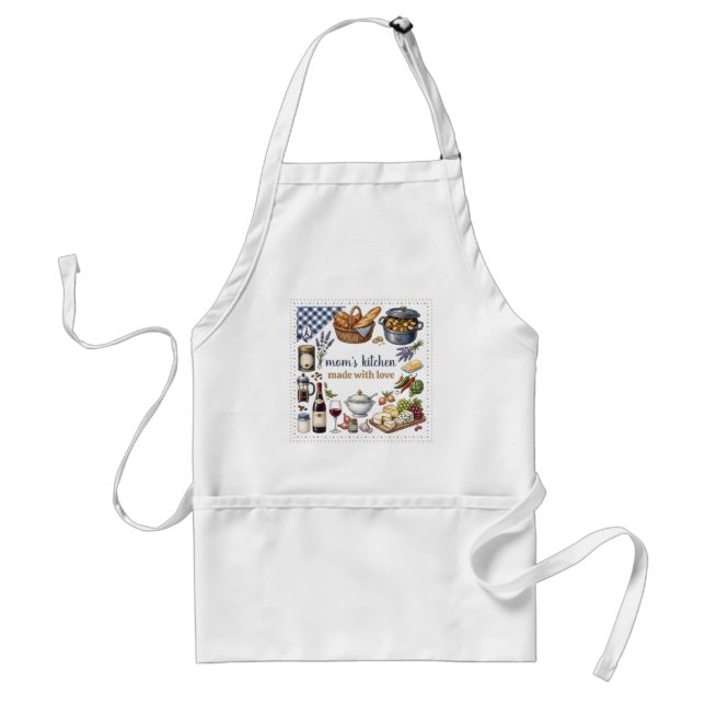 Tablier Cadeau Mignon pour Maman de la Cuisine pour celle  (Devant)