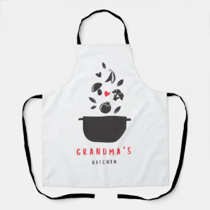 Tablier Cadeau nostalgique et chaleureux "La cuisine de gr