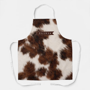Tablier Cadeau personnalisé de style western cowgirl avec