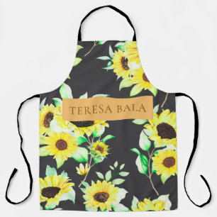 Tablier Cadeau Personnalisé Fleurs Pastel Moderne