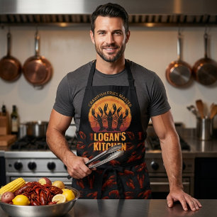 Tablier Cadeau personnalisé Maître Chef d'écrevisses pour