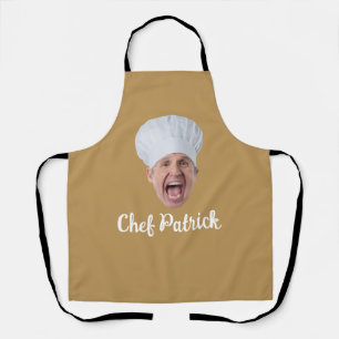 Tablier Cadeau Personnalisé Visage de Chef