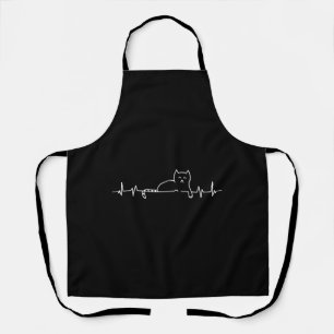 Tablier Cadeau pour femmes et filles amour de chaton batte