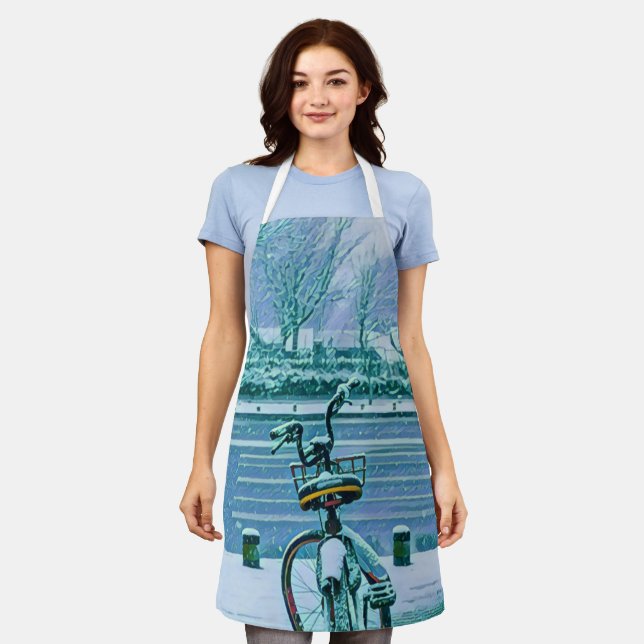 Tablier Cadeau Vélo Lover (Porté)