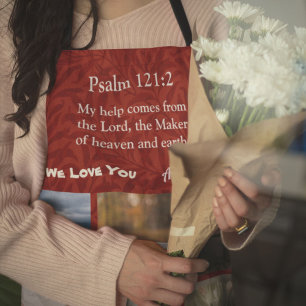 Tablier Cadeaux chrétiens Feuille vintages pour femmes Rou