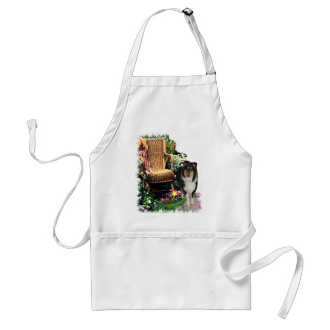 Tablier Cadeaux d'art Collie Tri-Color (Devant)