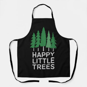 Tablier Cadeaux de camping d'arbres peu drôles heureux