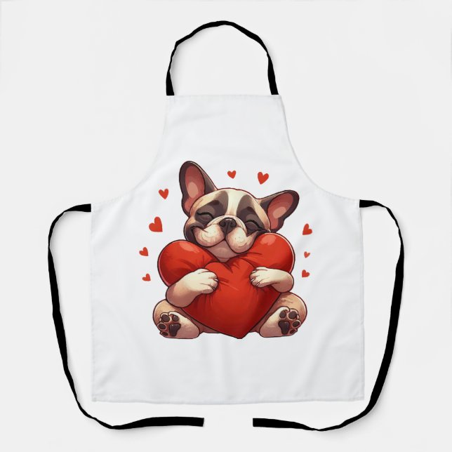 Tablier Cadeaux de la Saint-Valentin Pitbull (Recto)
