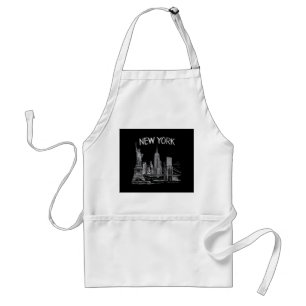 Tablier Cadeaux de New York pour hommes femmes NY Ville Vi