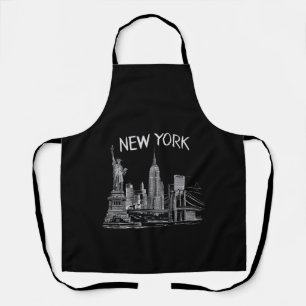 Tablier Cadeaux de New York pour hommes femmes NY Ville Vi