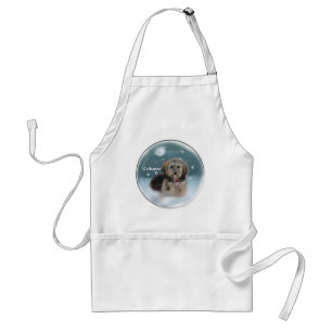 Tablier Cadeaux de Noël de Cockapoo