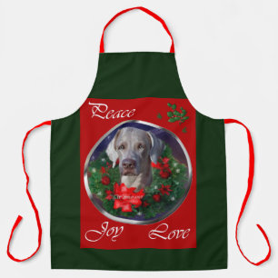 Tablier Cadeaux de Noël Weimaraner