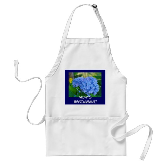 Tablier cadeaux de restaurant de maman ! Hydrangea (Devant)