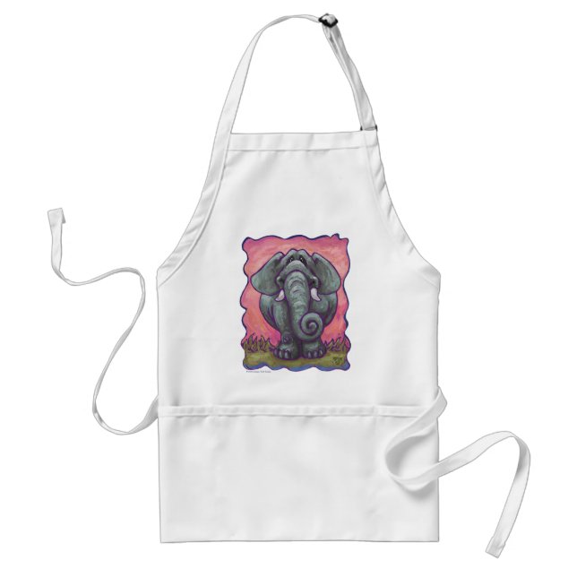 Tablier Cadeaux d'éléphant & Accessoires (Devant)
