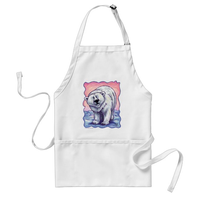 Tablier Cadeaux et accessoires d'ours polaire (Devant)