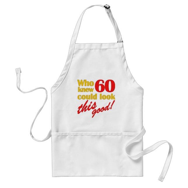 Tablier Cadeaux Hilarious 60e anniversaire (Devant)