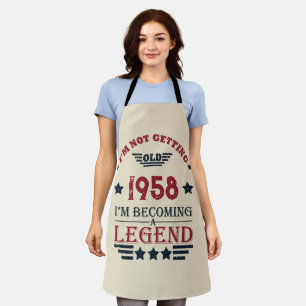 Tablier Cadeaux personnalisés vintages 65e anniversaire