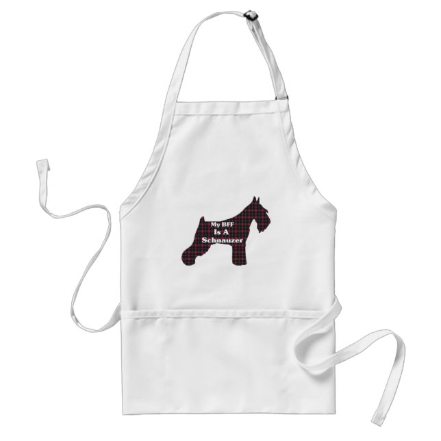 Tablier Cadeaux Schnauzer standard (Devant)