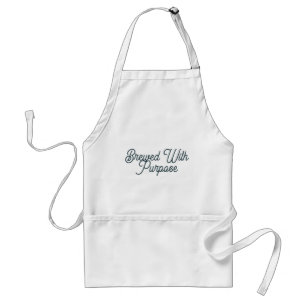 Tablier Café Blanc « Brewed With Purpose »