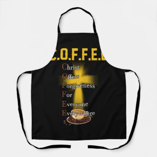 Tablier Café Christ Offre Le Pardon À Tous Jamais