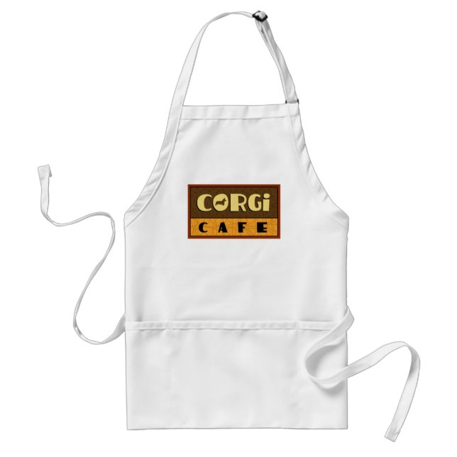 Tablier Cafe Corgi (Devant)