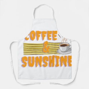 Tablier Café & Soleil – Vibrations Matinales Positives