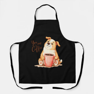 Tablier Café You & me - Corgi mignonne et brasse confortab