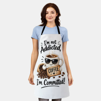 Tablier Caféholique Café 
