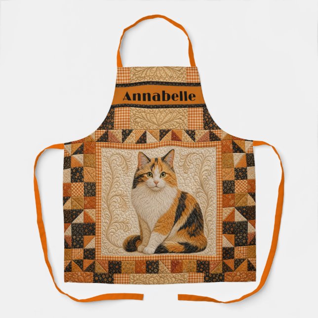 Tablier Calico Quilt Personalize (Recto)