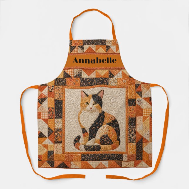 Tablier Calico Quilt Personalize (Recto)