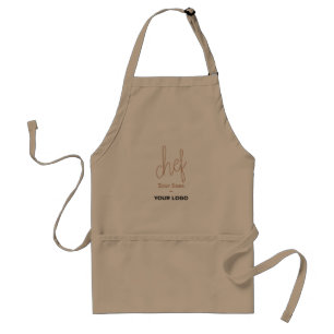 Tablier Camel Business Apron Logo en ligne Personnel emplo