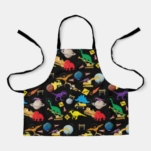 Tablier Camions de construction Astronaut Dinosaures dans