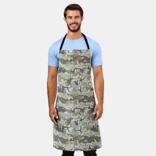 Tablier Camo de forêt chef chasseur cadeau cuisine camoufl