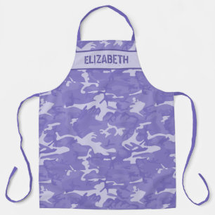 Tablier Camo personnalisé violet