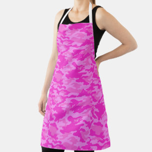 Tablier Camo rose
