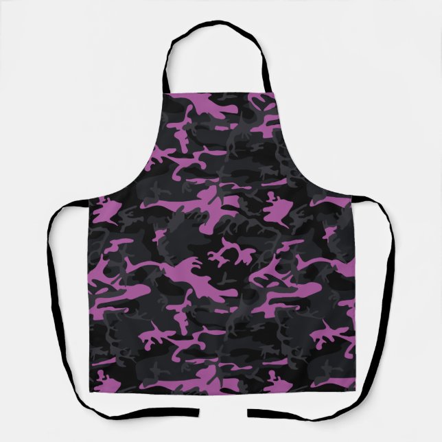 Tablier Camo Surlignages Rose Atténué (Recto)