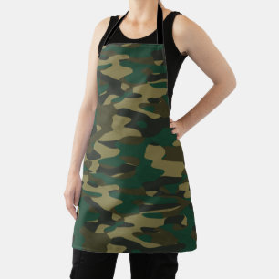 Tablier Camo Verts Nuancés