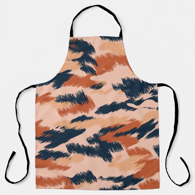Tablier Camouflage Abstrait : Papier peint Vintage sans co (Recto)