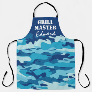 Tablier Camouflage camouflage de l'armée bleue grillmaster