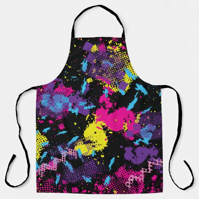 Tablier Camouflage classique : Motif Vintage sans couture (Recto)