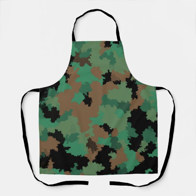 Tablier Camouflage de la jungle verte de l'armée Design Mo (Recto)