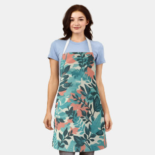 Tablier Camouflage Feuilles Abstraits