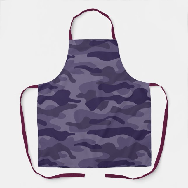 Tablier Camouflage Monocouleur Cyber Grape (Recto)