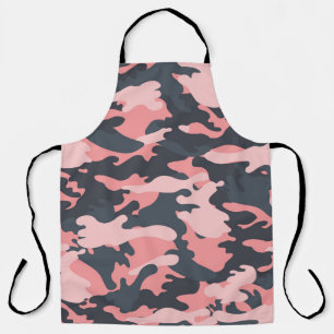 Tablier Camouflage rose : Motif Vintage classique